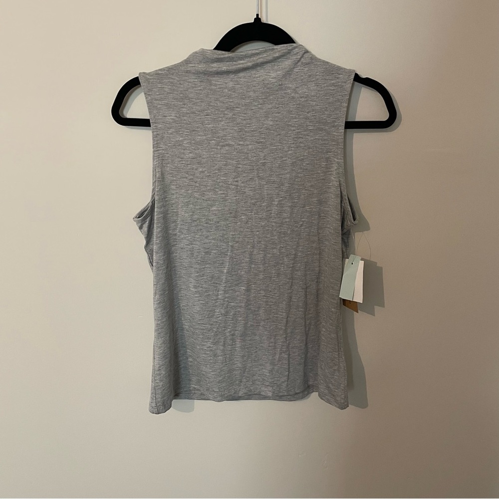 Gray Sleeveless Top